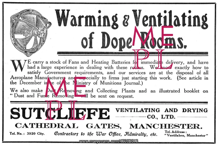 : Sutcliffe Ventilating & Drying Co - Factory Air Conditioning : Sutcliffe Ventilating & Drying Co - Factory Air Conditioning