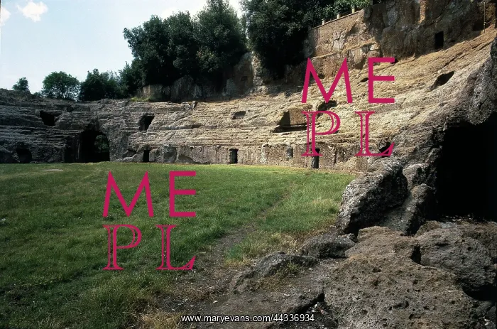 : Sutri, the amphitheater, Italy : Sutri, the amphitheater, Italy