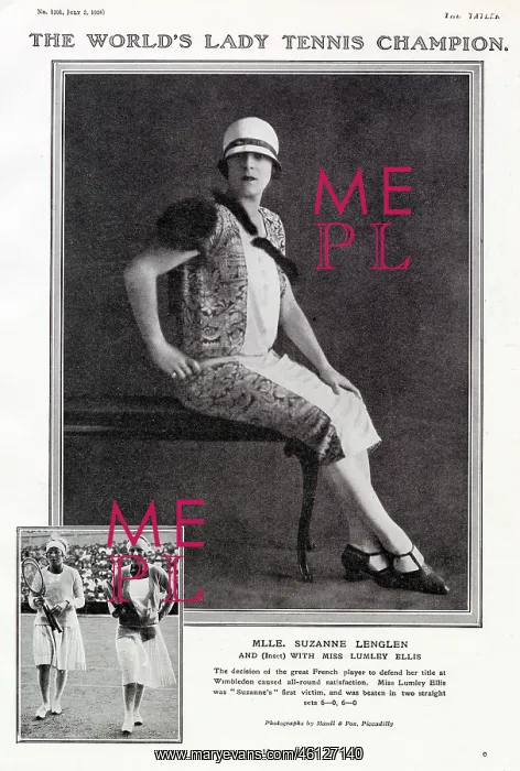 : Suzanne Lenglen : Suzanne Lenglen
