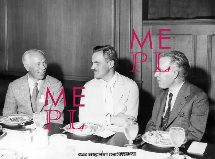 : S.W. Watson, A.H. Compton, Niels Bohr, 1933 : S.W. Watson, A.H. Compton, Niels Bohr, 1933