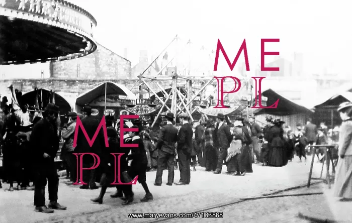 : Swallows Funfair, Whitehaven Fair in 1899 : Swallows Funfair, Whitehaven Fair in 1899