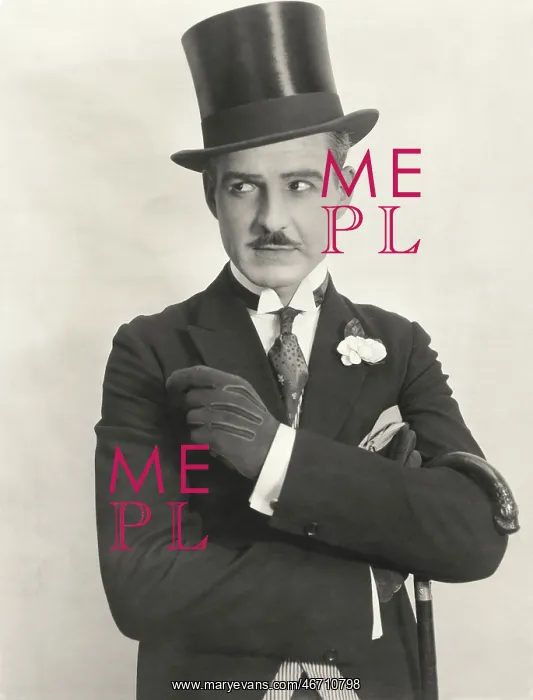 : Swanky gentleman in top hat : Swanky gentleman in top hat