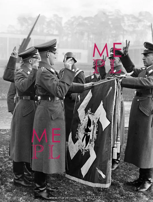 : Swearing-in of recruits of the regiment General Goering : Swearing-in of recruits of the regiment General Goering