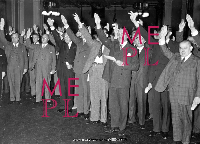 : Swearing in of officials in 1934 : Swearing in of officials in 1934
