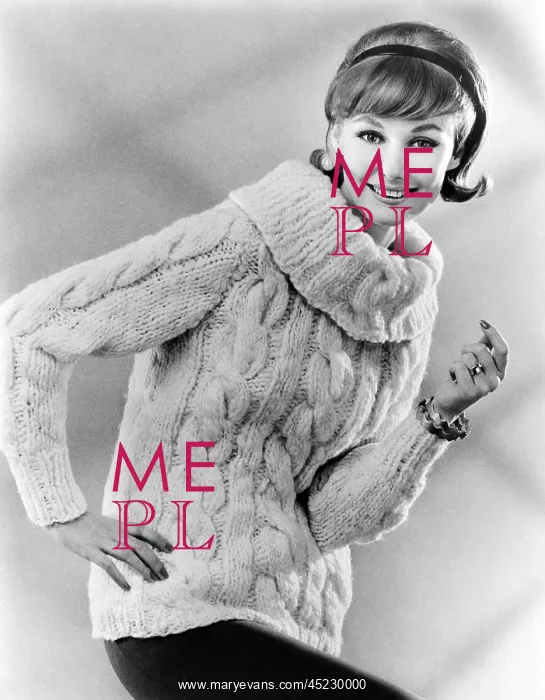 : Sweater with a large cowl neck. The model's ? : Sweater with a large cowl neck. The model's ?