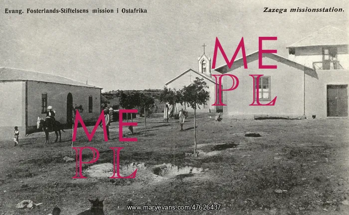 : Swedish Evangelical Mission Station, Zazega, East Africa : Swedish Evangelical Mission Station, Zazega, East Africa