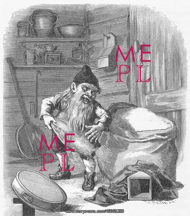  : Swedish Nisse stealing flour