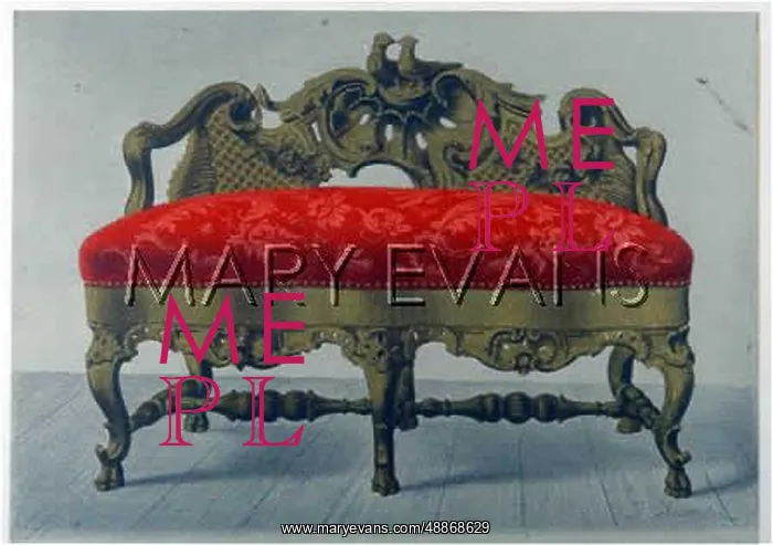 : Swedish sofa in the rococo style : Swedish sofa in the rococo style