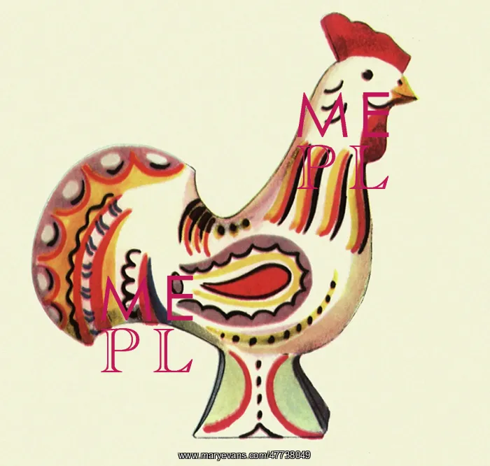 : Swedish Toy Rooster : Swedish Toy Rooster
