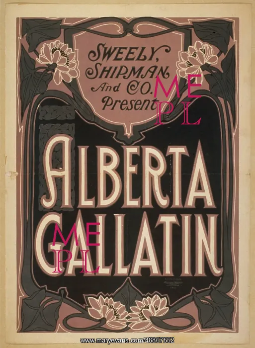 : Sweely Shipman and Co. present Alberta Gallatin : Sweely Shipman and Co. present Alberta Gallatin