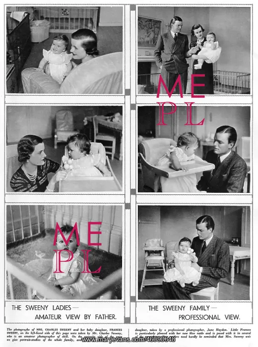 : The Sweeny Family at home, 1938 : The Sweeny Family at home, 1938