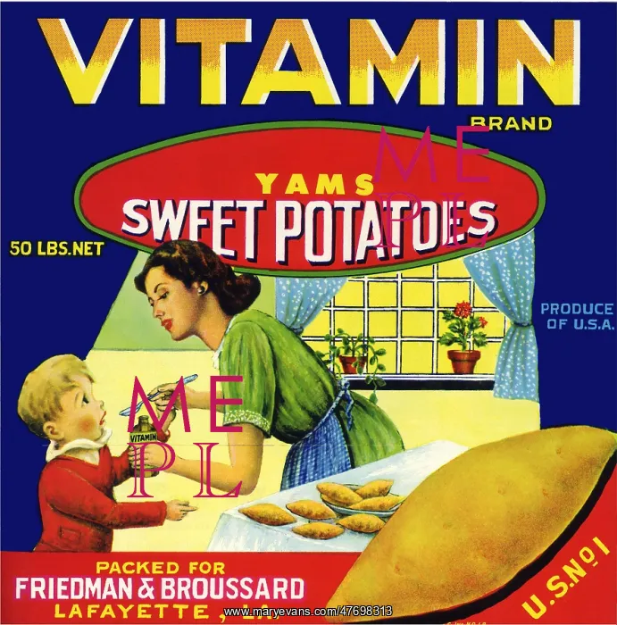  : Sweet Potato Label