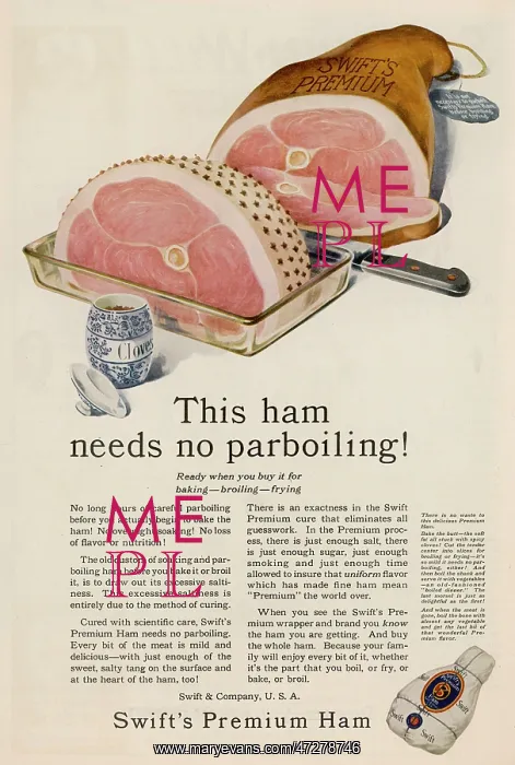  : SWIFT'S HAM ADVERT 1919