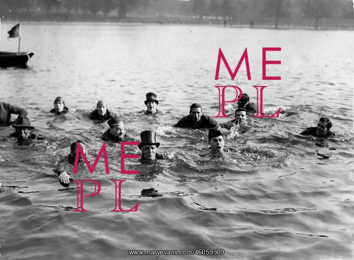 : Swimming competition at Hyde Park : Swimming competition at Hyde Park