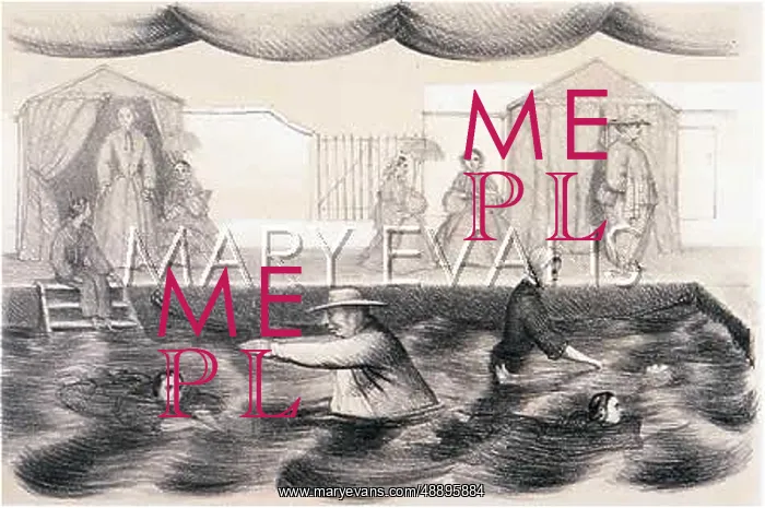 : SWIMMING IN MED C1860 : SWIMMING IN MED C1860
