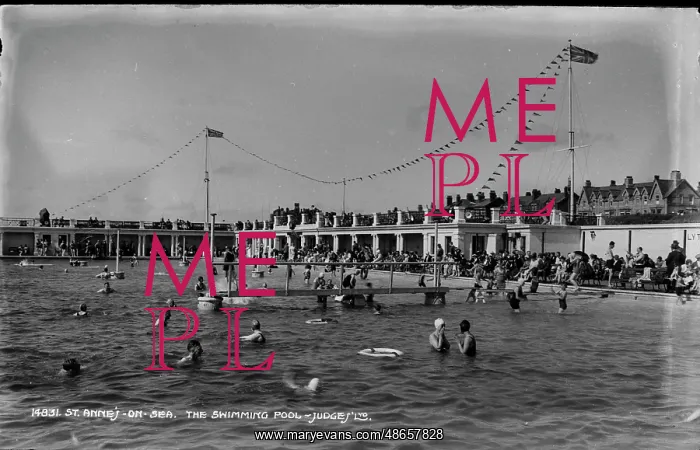 : The Swimming Pool at St. Anne's-on-Sea : The Swimming Pool at St. Anne's-on-Sea