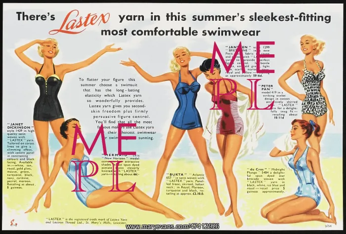 : SWIMWEAR CIRCA 1960 : SWIMWEAR CIRCA 1960