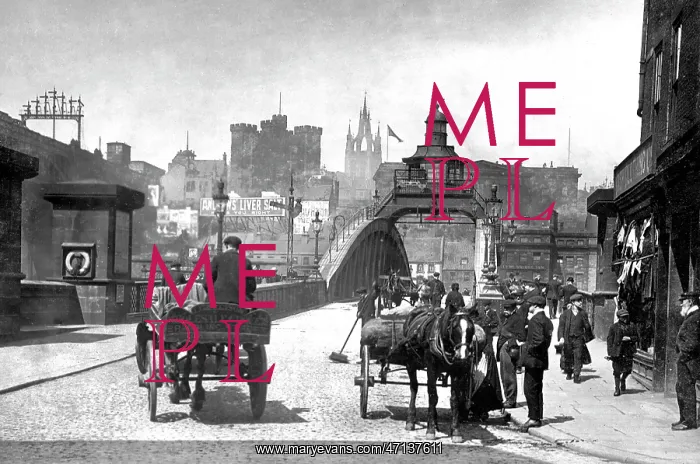  : Swing Bridge over the Tyne, Gateshead, early 1900s