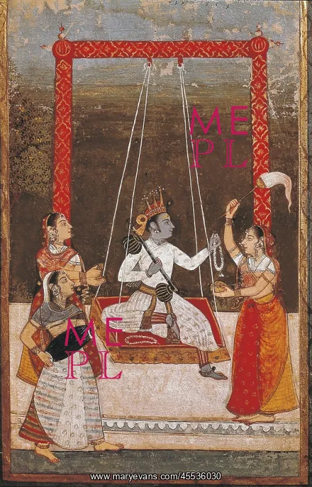 : The swing. Prince surrounded by three women : The swing. Prince surrounded by three women
