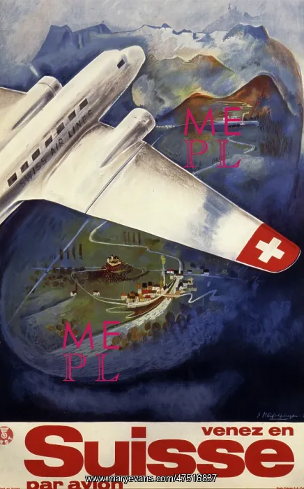 : Swiss Air Lines poster : Swiss Air Lines poster