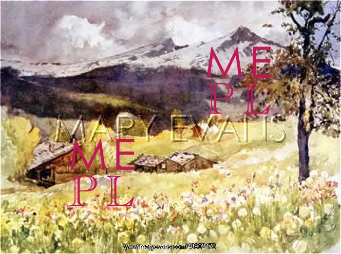 : SWISS ALPS / WENGERN 1917 : SWISS ALPS / WENGERN 1917