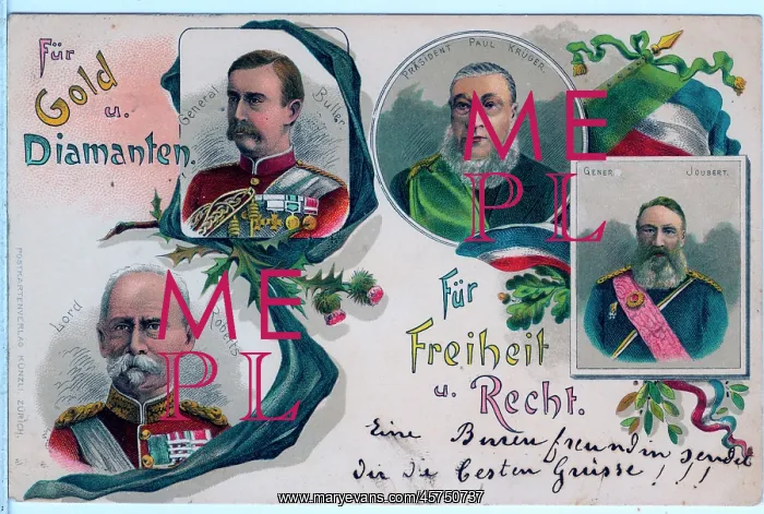 : Swiss anti-British propaganda postcard : Swiss anti-British propaganda postcard
