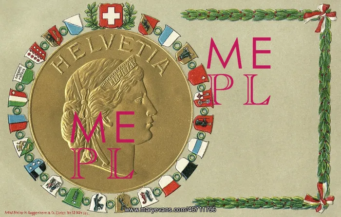 : The Swiss Cantons around a personification of Switzerland : The Swiss Cantons around a personification of Switzerland