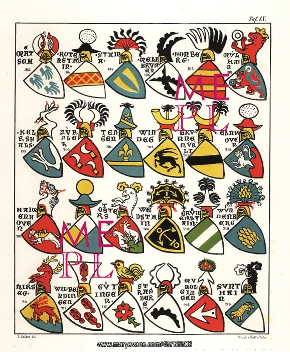 : Swiss coats of arms, c. 1340 : Swiss coats of arms, c. 1340