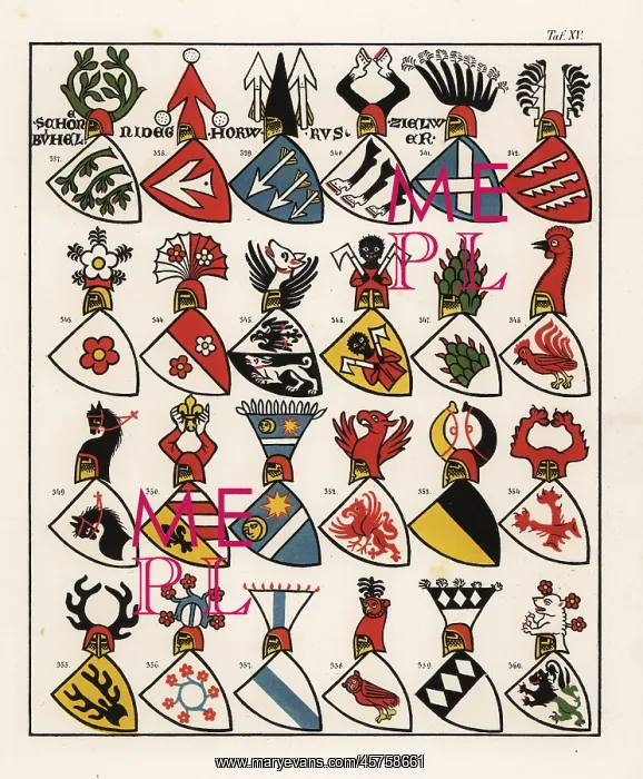 : Swiss coats of arms, c. 1340 : Swiss coats of arms, c. 1340