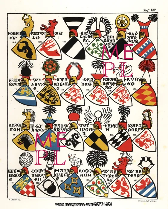: Swiss coats of arms, c. 1340 : Swiss coats of arms, c. 1340