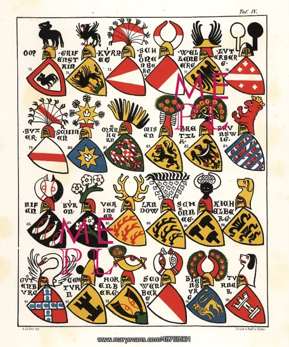 : Swiss coats of arms, c. 1340 : Swiss coats of arms, c. 1340