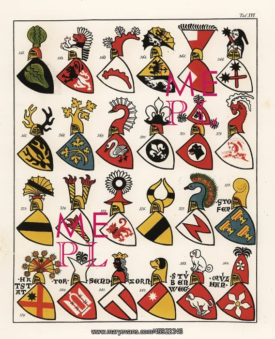 : Swiss coats of arms, c. 1340 : Swiss coats of arms, c. 1340