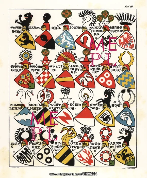 : Swiss coats of arms, c. 1340 : Swiss coats of arms, c. 1340