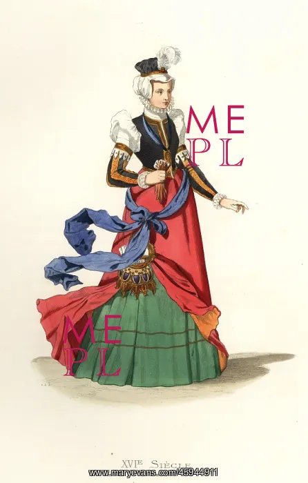 : Swiss lady, 16th century : Swiss lady, 16th century