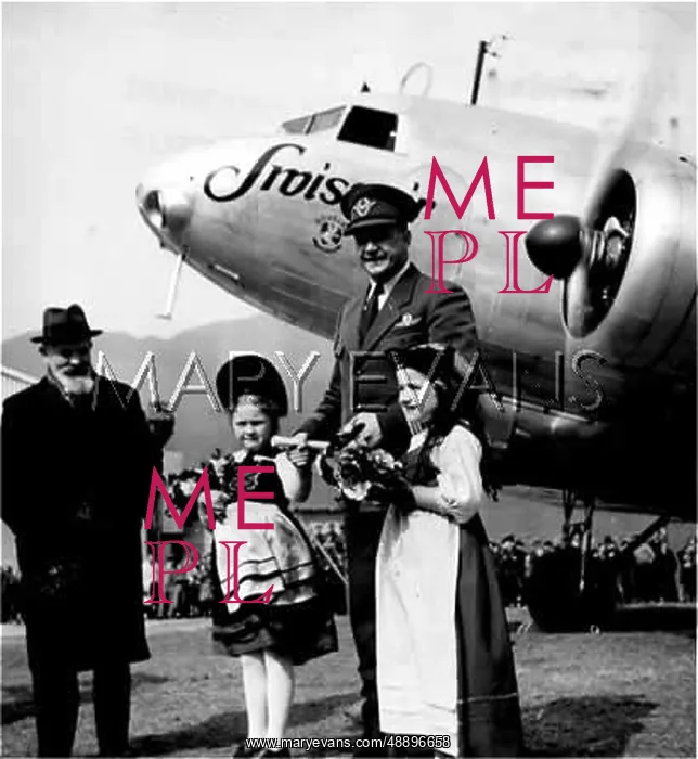 : SWISSAIR'S FIRST ROUTE : SWISSAIR'S FIRST ROUTE