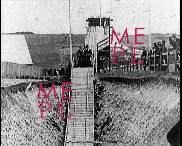 : A Switchback Railway Form Of Early Rollercoaster : A Switchback Railway Form Of Early Rollercoaster