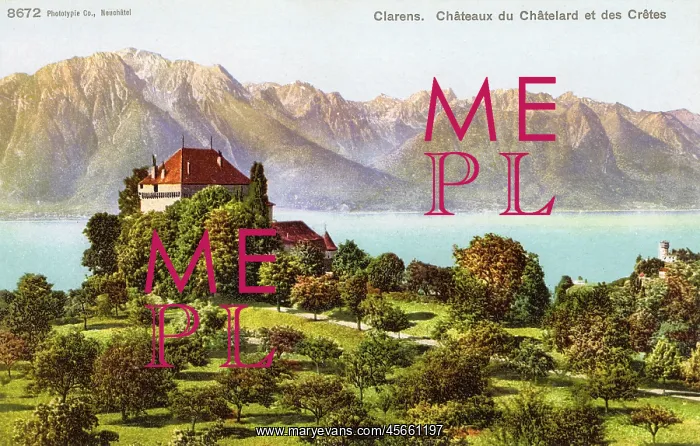 : Switzerland - Clarens - Chateaux du Chatelard : Switzerland - Clarens - Chateaux du Chatelard
