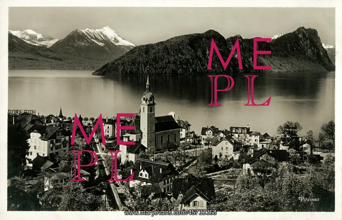 : Switzerland - Vitznau on Lake Lucerne : Switzerland - Vitznau on Lake Lucerne