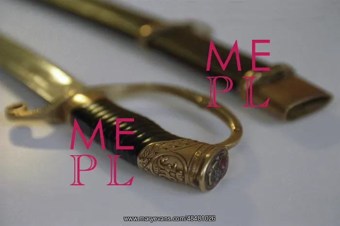 : Sword with Russian Tsar Nicholas II monogram : Sword with Russian Tsar Nicholas II monogram