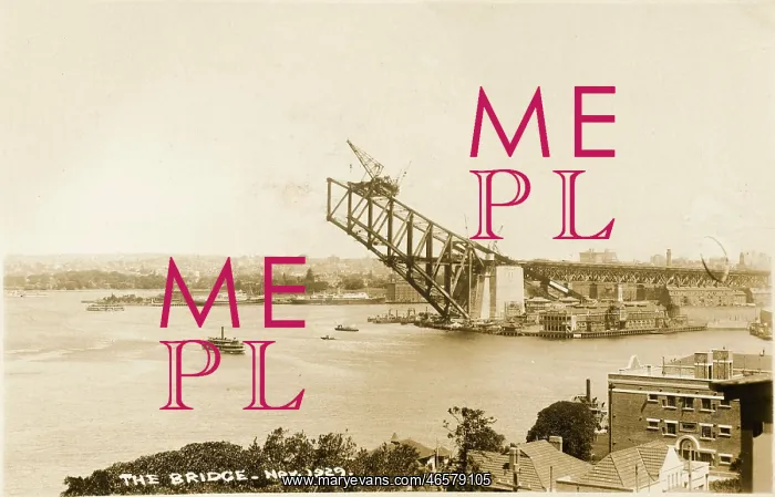 : Sydney Harbour Bridge, Australia - Construction (1 of 2) : Sydney Harbour Bridge, Australia - Construction (1 of 2)