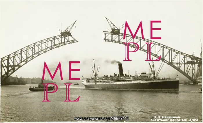 : Sydney Harbour Bridge, Australia - Construction (2 of 2) : Sydney Harbour Bridge, Australia - Construction (2 of 2)
