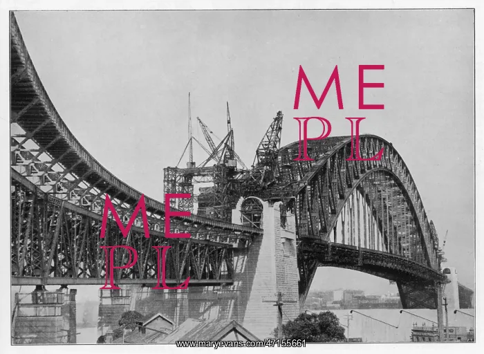 : Sydney Harbour Bridge construction : Sydney Harbour Bridge construction