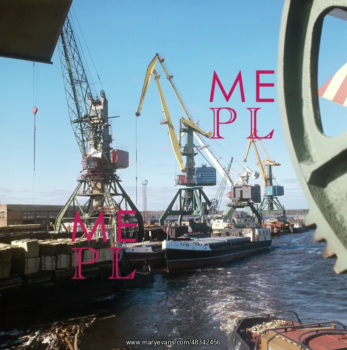 : Syktyvkar river port, 1976 : Syktyvkar river port, 1976