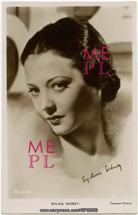 : Sylvia Sidney - American actress : Sylvia Sidney - American actress