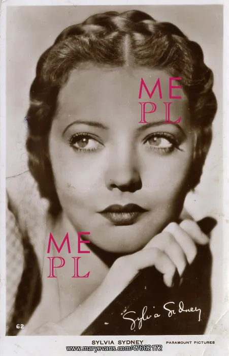 : Sylvia Sidney, American actress : Sylvia Sidney, American actress