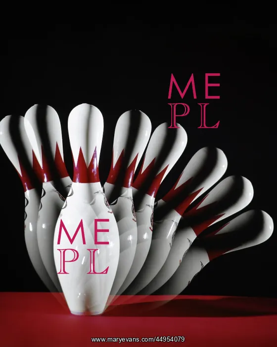 : Symbolic Stop Motion Wobbling Bowling Pin : Symbolic Stop Motion Wobbling Bowling Pin