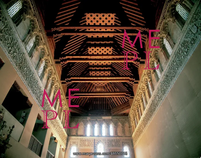: Synagogue of El Transito. Sephardic Museum. 14th century. In : Synagogue of El Transito. Sephardic Museum. 14th century. In