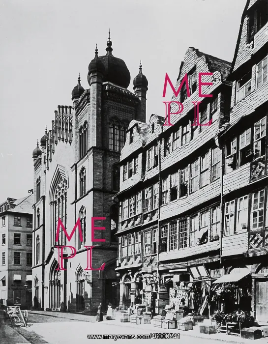 : Synagogue in the Judengasse in Frankfurt : Synagogue in the Judengasse in Frankfurt