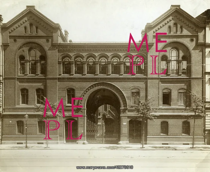 : Synagogue Lindenstrasse in Berlin, 1909 : Synagogue Lindenstrasse in Berlin, 1909