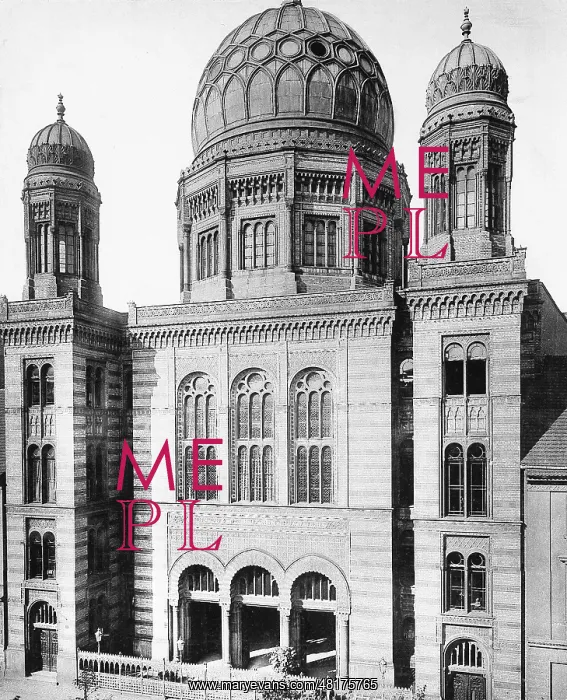 : Synagogue in the Oranienburger Strasse in Berlin, before 191 : Synagogue in the Oranienburger Strasse in Berlin, before 191